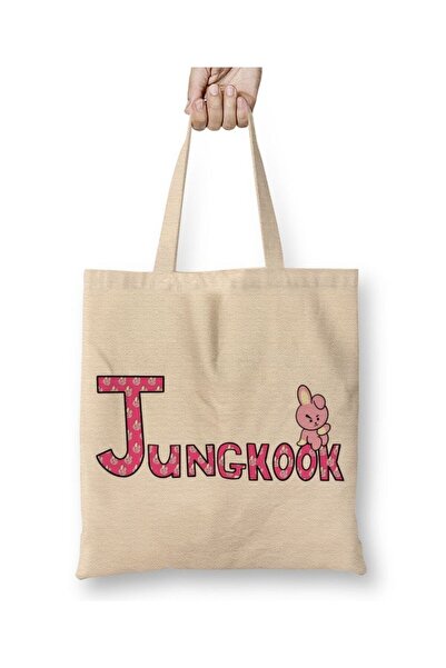 dekado Bts Meets Bt21 Jingkook Cloth Bag Long Handle