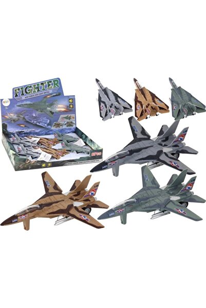 LeanToys Avion militar de luptă, cu lumini și sunete Moro, mix de sunete.