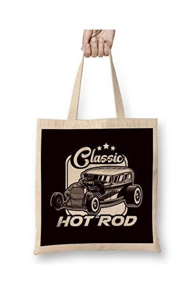 dekado حقيبة حمل كلاسيكية من Hot Rod Old American Cars للسيارات ذات العضلات ذ...