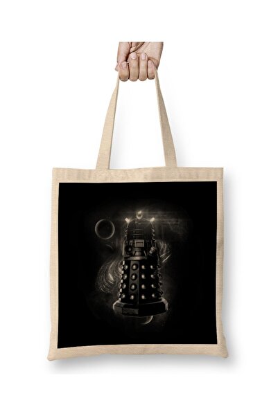 dekado حقيبة قماش Exterminate بمقبض طويل