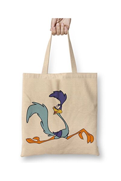 dekado Roadrunner Cartoon Tote Bag Long Handle