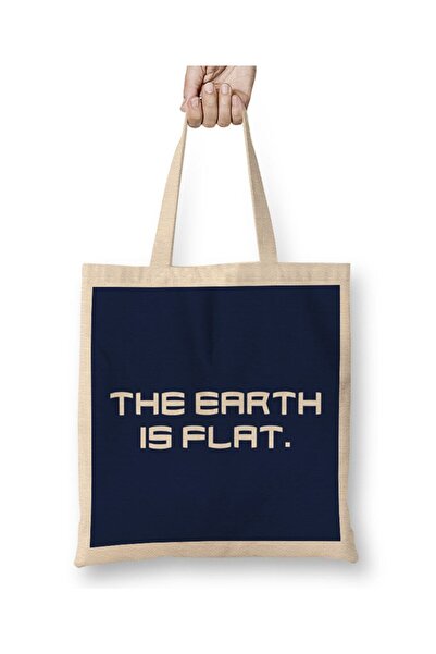 dekado حقيبة قماش مسطحة من The Earth بمقبض طويل