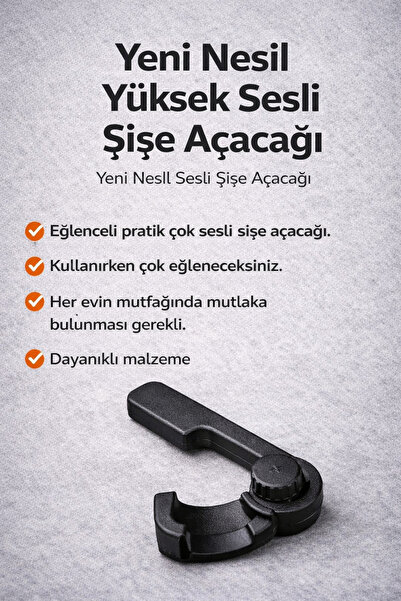 BERA3D Yeni Nesil Yüksek Sesli Şişe Açacağı