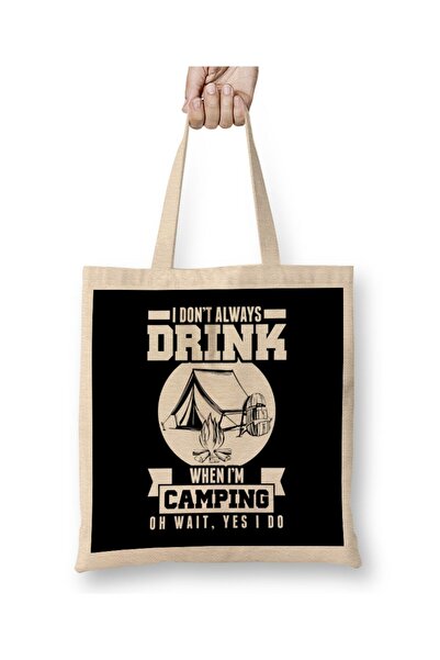 dekado Don't Be Negative Funny Hobby Photographer Pun Cloth Bag Long Handle
