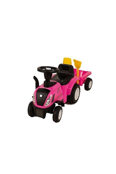 BabyTrold Τρακτέρ με ρυμουλκούμενο, BabyTrold, Τιμόνι με ήχους, Αντέχει 25 κι...