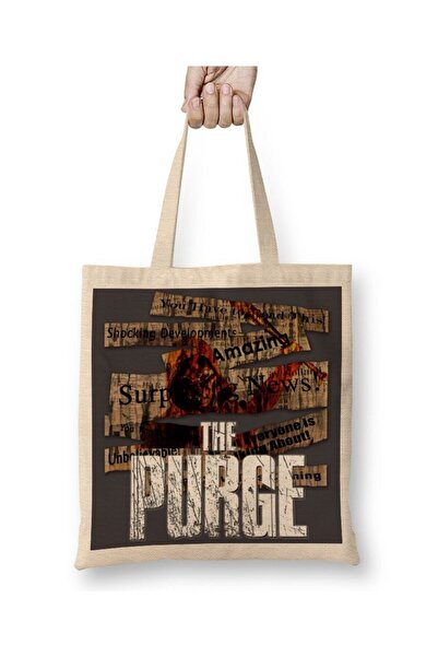 dekado The Purge Newspapers Tote Bag Long Handle