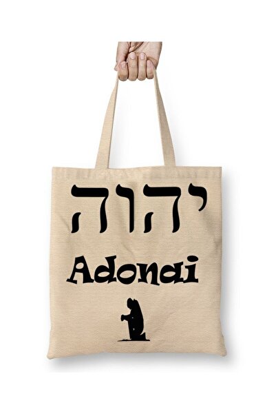 dekado حقيبة قماش Adonai بمقبض طويل