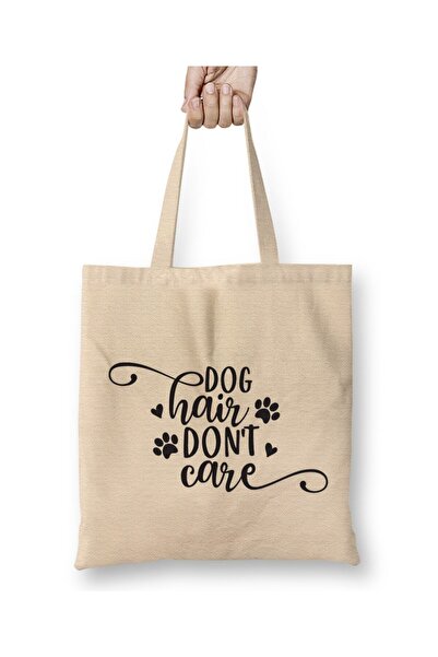 dekado Dog Hair Dont Care Gifts For Everyone Cloth Bag Long Handle