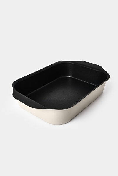 Gigilli Esperanza Titanium Rectangular Baking Tray 35X25 cm Cream