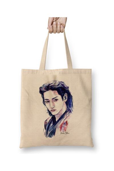 dekado حقيبة قماش Kdrama Lee Soo Hyuk Gwi بمقبض طويل