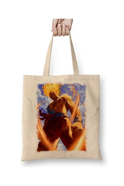 dekado Super Saiyan Goku Tote Bag Long Handle