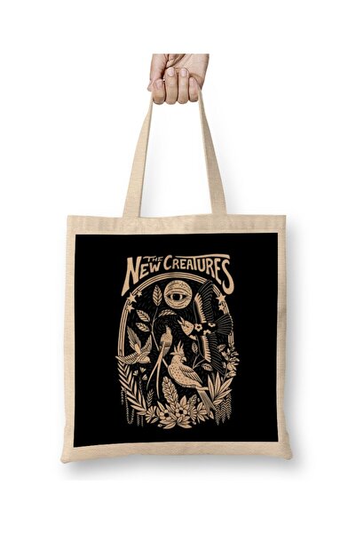 dekado The Creatures Ilustration Cloth Bag Long Handle