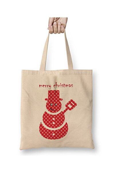 dekado Merry Christmas New Year Concept 013 Cloth Bag with Long Handle