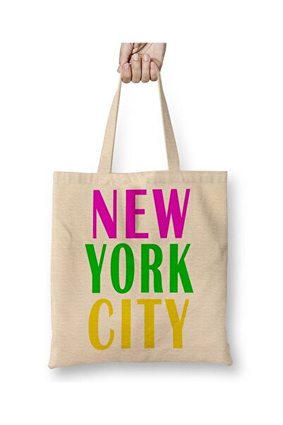 Generic Brand New York City Tote Bag Long Handle