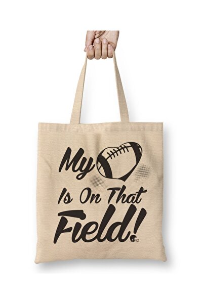 dekado حقيبة يد طويلة من My Heart Is On That Field Football Cheerleader