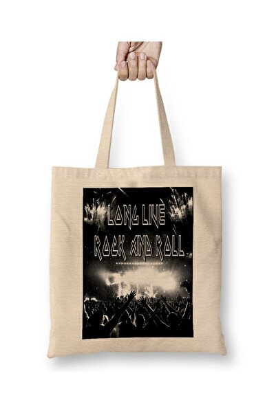 dekado Long Live Rock And Roll Tote Bag Long Handle