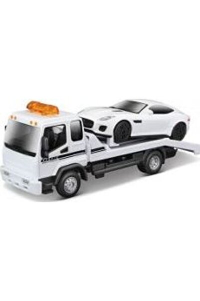 BBURAGO Str. Mașină de pompieri și de tractare Jaguar F-Type R 1:43