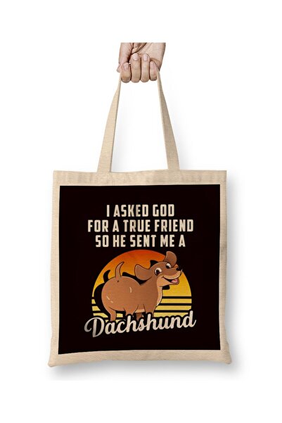 dekado الرجعية صديق حقيقي Dachshund الكلب تولد جرو الحيوانات الأليفة حمل حقيب...