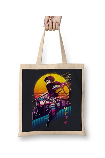 dekado Shingeki no Kyojin Levi Ackerman Tote Bag Long Handle