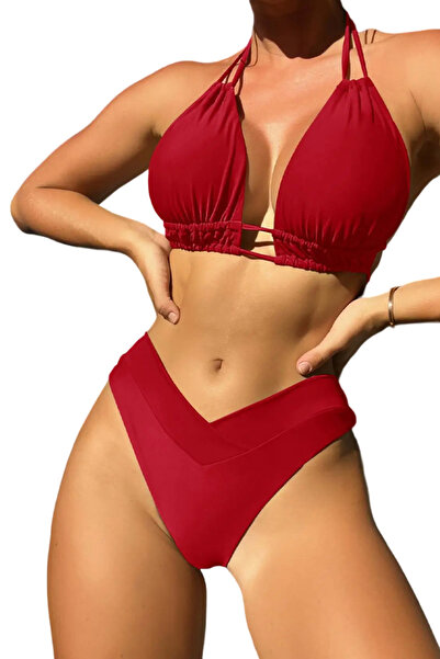 EFAYN.RO Women's swimsuit, 2 pieces, classic elegant summer model, size M, re...