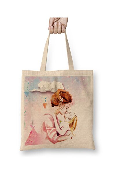 dekado Mother's Day Gift for Mothers 014 Cloth Bag Long Handle