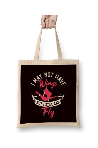 dekado Have No Wings Still Can Fly Aerial Silk Acrobatics Aerialist Cloth Bag...