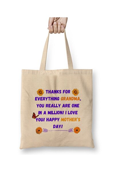 Generic Brand Mother's Day Sayings & Quotes For Mom BIG HUG 2021 Cloth Bag Lo...