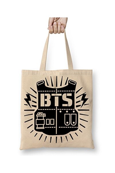 Generic Brand Bts Korean Music Tote Bag Long Handle