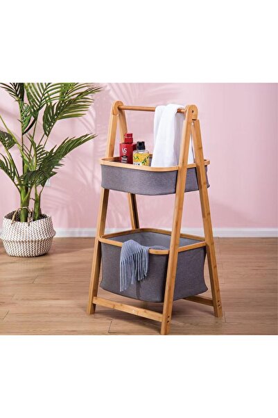 GRİ Οργανωτής καλαθιού Unisex Paçi-Bamboo Κωδικός μοντέλου: P-AHS-700861Γκρι