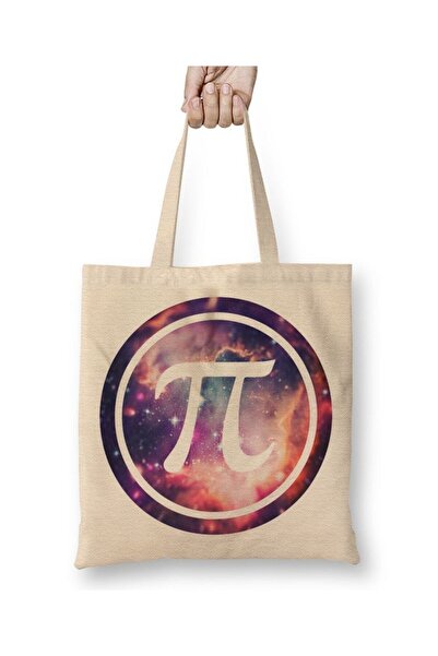 dekado Math Space Pi Number Tote Bag Long Handle