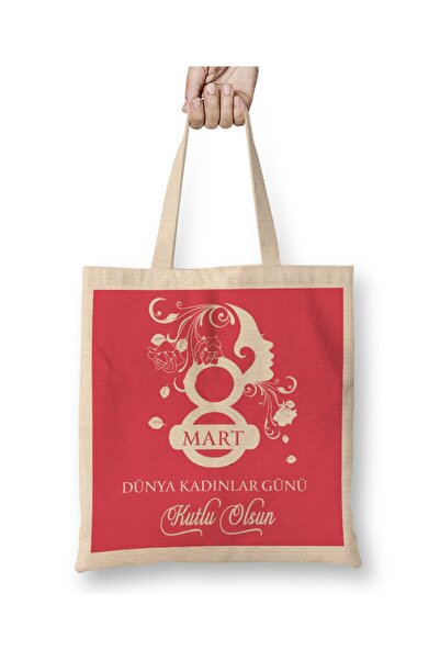 dekado 8 March International Women's Day 005 Cloth Bag Long Handle