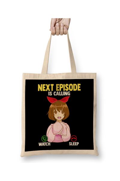 dekado حقيبة حمل بمقبض طويل من Anime Girl Next Episode Is Calling Sleep Can Wait