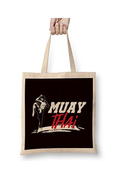 dekado Fighter Muay Thai Martial Arts Sports MMA Thailand Boxing Tote Bag Lon...