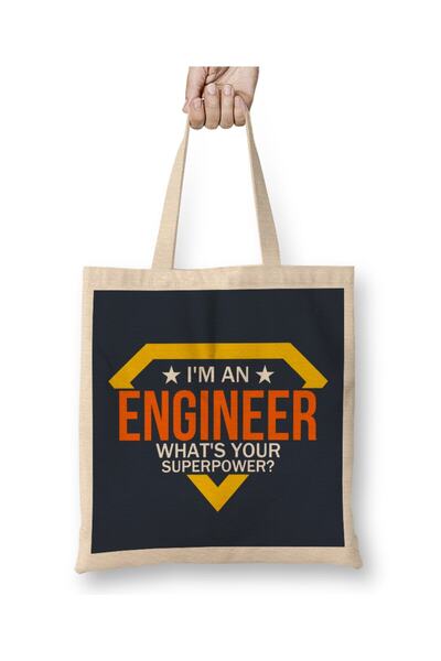 dekado I Am An Engineer 01 Cloth Bag Long Handle