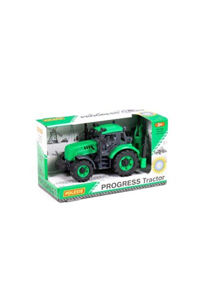 Polesie 91536 Excavator Progress verde într-o cutie