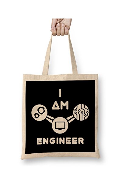 dekado I Am An Engineer 06 Cloth Bag Long Handle