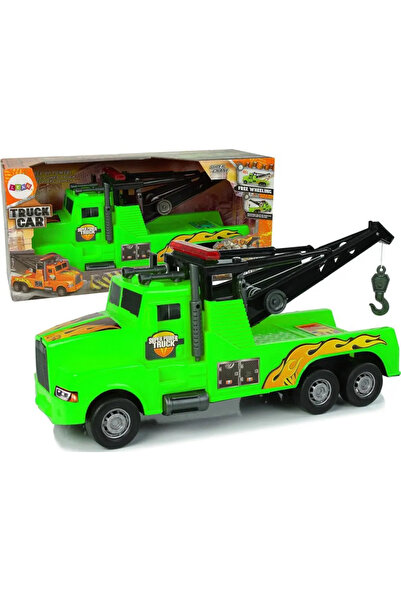 LeanToys Autoutilitară de tractare Asistență rutieră 1:10 Frânghie verde
