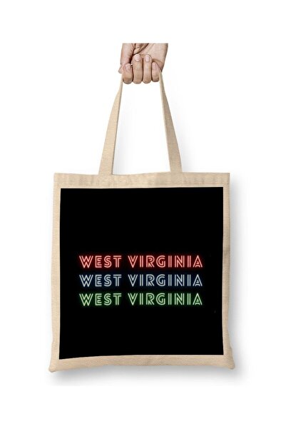 dekado West Virginia Tote Bag Long Handle