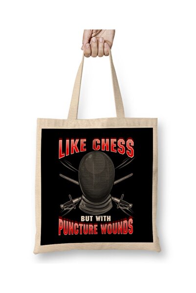 dekado Fencing Like Chess But With Puncture Wounds Cloth Bag Long Handle