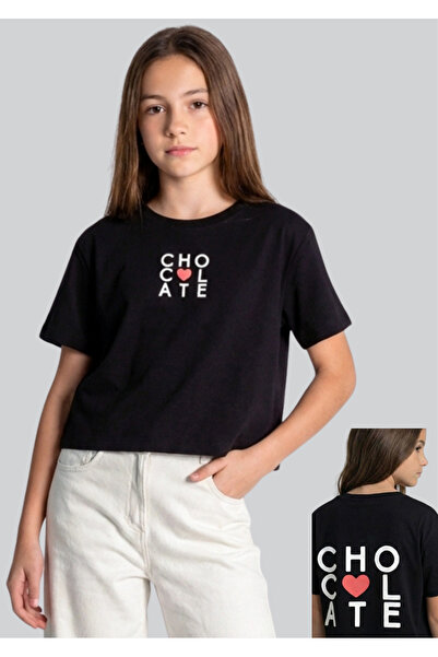 ww waka waka kids store Κοριτσίστικο μαύρο κοντό μπλουζάκι - Κοντό μπλουζάκι ...