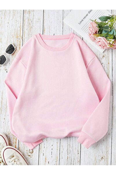 EYAX MODA Unprinted Crew Neck Oversize Unisex Sweatshirt Eyaxx Sportwear Company