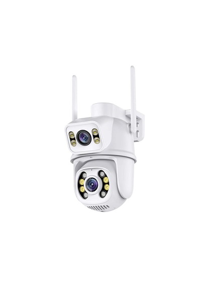 OEM WIFI surveillance camera, motion sensor, Double Panel lenses