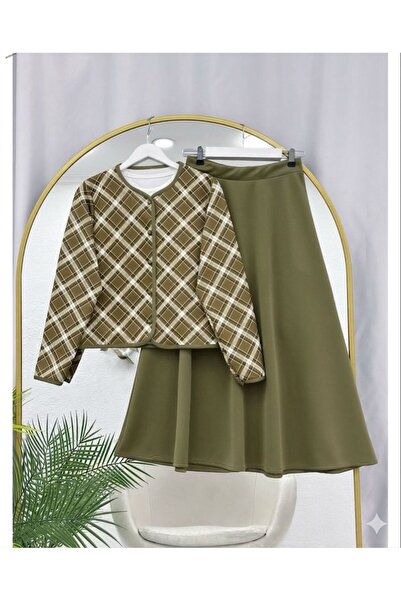 VOLT CLOTHİNG Square Detailed Ethnic Patterned Double Set