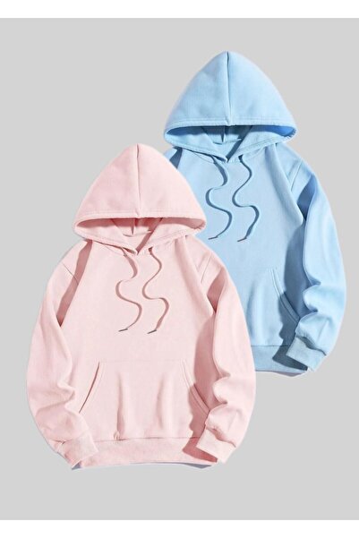 EYAX MODA 2-Pack Unisex Oversize Hooded Sweatshirt Eyaxx Sportwear Company