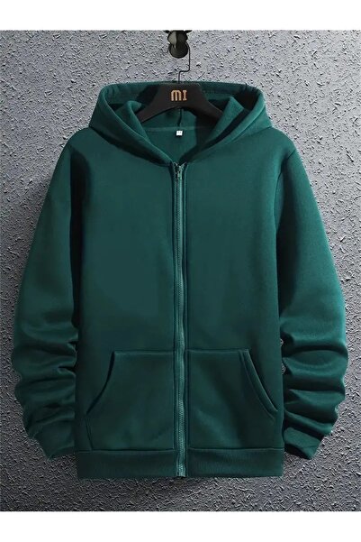 EYAX MODA Zip Hooded Sweatshirt