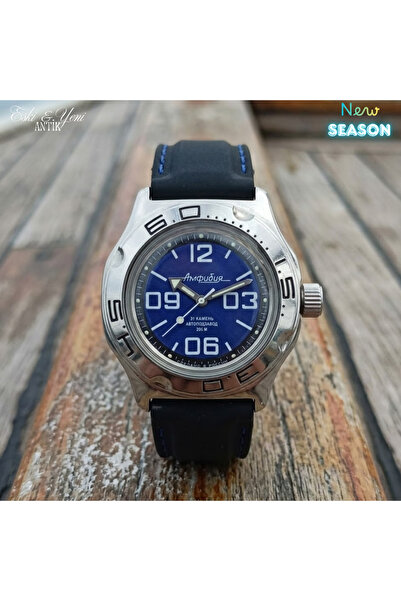 ESKİ YENİ ANTİK Vostok Amphibia 100819 Mechanical Watch – 2415 Automatic, 200...