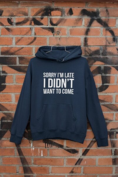 EYAX MODA Unisex Printed Hooded Sweatshirt