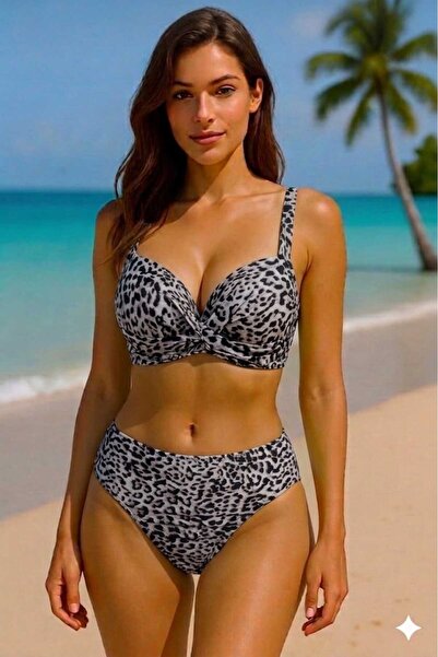 Laura Baresse Σετ μπικίνι με σχέδιο λεοπάρ