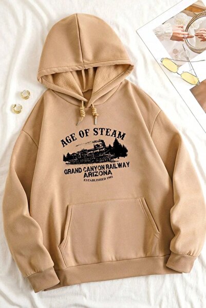 EYAX MODA Printed Large Size Sweatshirt