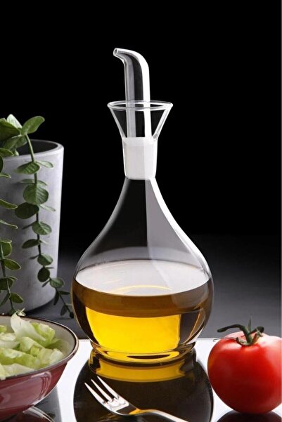 handanca Borosilikat Cam Yağdanlık 900 Ml - Yağlık-Sirkelik -